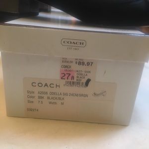 Coach shoes